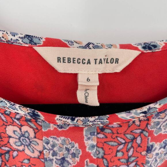 Rebecca‎ Taylor Amanda Dress Women's 6 Romantic Wedding Guest Cottagecore - Picture 3 of 7